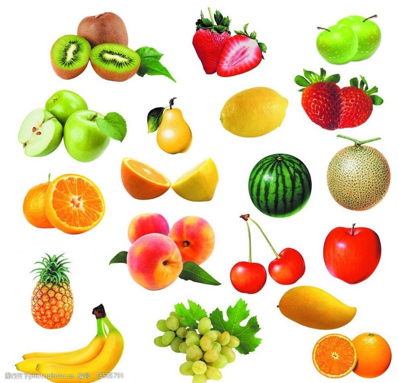 各式水果水果图片素材